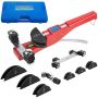 Manual pipe bending set, 7 heads, 1/4"-7/8"