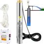 Pompa głębinowa 1100W, stal nierdzewna, 190 l/min, 57 m, IP68