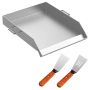 Square Stainless Steel Outdoor Barbecue Grill, 16x18 Inch, 3 Burners