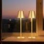 Lampa stołowa bezprzewodowa, 2 szt., złota, akumulatorowa, ściemnialna w 3 kolorach
