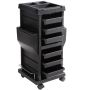 Ultimate salon trolley lockable plastic trolley with 6 drawers