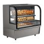 Large refrigerated display case 505 L, 2-tier commercial refrigerator with LED lighting