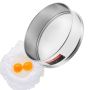 Flour sieve, fine, 304 stainless steel, 12.6 inch, for baking