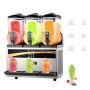 Commercial ice maker, 3 x 15 L, 800 W, LED control
