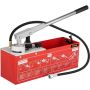 Hydrostatic hydraulic hand pressure test pump, 60 bar, 12.1 L tank, pressure gauge