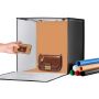 Box fotograficzny do studia fotograficznego 600x590x600 mm, regulowana temperatura barwowa