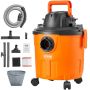 Powerful 5 gallon 6 HP wet and dry vacuum cleaner with blowing function