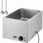 Komercyjny elektryczny podgrzewacz do potraw typu bain-marie, 18 l, stal nierdzewna