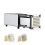 Electric potato slicer with stainless steel blade, non-slip feet