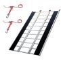 Aluminum three-part loading ramp 2160x1375 mm, non-slip, 680 kg load capacity