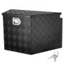 Skrzynka na dyszel przyczepy ze stopu aluminium, 99x42x31 cm, z zamkiem