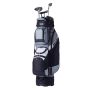 Torba golfowa nylonowa, 41 cali, 14 przegródek, czarna, unisex