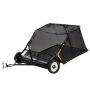 42-inch towable lawn sweeper, 12 cubic feet towable grass and leaf collector