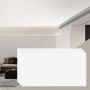 Ceiling tiles 24x24 inches, 10 pcs., white, PVC, recessed