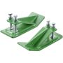 Tractor bucket steel guard, 2 pcs., green