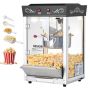 Maszyna do popcornu, 800 W, stal nierdzewna, kolor czarny, pojemność 48 filiżanek
