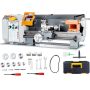 Tokarka do metalu 7" x 13,78", 500 W, 0–2200 obr./min
