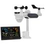 7-in-1 wireless weather station, 19 cm color display, temperature and humidity measurement