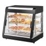 3-stage commercial food warmer, 111 L, lighting, adjustable shelf