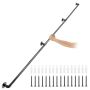 Balustrada schodowa z rury ze stali węglowej, 274,3 cm, nośność 199,6 kg
