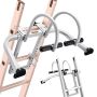 Ladder stabilizer, steel T-hook for wall ladders