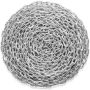 Galvanized coil chain 5/16" x 92', 1667 lb load, with connectors