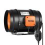 Wbudowany wentylator kanałowy 203 mm 506 CFM z regulacją prędkości