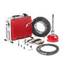 Electric sewer cleaning machine, 390 W, with steel cable (50-110 mm)