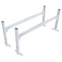 Aluminiowy uchwyt drabiny dachowej do minibusa, 2 szczeble, regulowany 1300–2060 mm