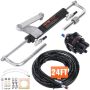 Hydraulic outboard steering gear kit, 90 HP, for marine vessels
