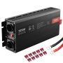 Modyfikowany falownik sinusoidalny, 3000 W, DC 12 V do AC 230 V, wyświetlacz LCD, 3 gniazda AC, 2 porty USB, port typu C