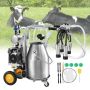 Electric cow milking machine, 25 L, 304 stainless steel
