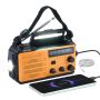 Radio awaryjne zasilane energią słoneczną z baterią 8000 mAh, ładowaniem przez USB, alarmem SOS i latarką