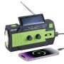 Radio awaryjne zasilane energią słoneczną z baterią 4000 mAh, USB, SOS i latarką