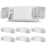 6 komercyjnych lamp awaryjnych LED, 3 W, białe, bateria 180 min