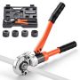 Hydraulic pipe crimping tool PEX, AL-PL with TH16-32 jaws and case