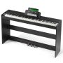 Cyfrowe pianino ważone, 88 klawiszy, Bluetooth, USB, MIDI
