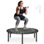 Składana mini trampolina, 40 cali, do treningu w pomieszczeniach i na zewnątrz