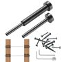 Zestaw niewidocznych balustrad kablowych, 40 szt., stal nierdzewna T316, kolor czarny