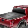 Three-piece truck bed cover, black, 5.8' x 5.3', chevy silverado GMC sierra 1500 2019–2024