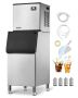 Commercial ice maker, 249.5 kg/24 hrs, 136 kg capacity, touch screen