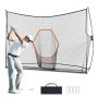 Golf Training Net, 10.8x7 ft, Portable with Target