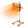 Infrared automatic curing lamp, 2200 W, with holder, for paint dryer