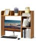 Настольная деревянная книжная полка, 2 яруса, 37x9,5x29 см.