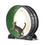 Cat running wheel with pedometer, 40.8 inches, black