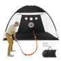 Golf practice net 10x7 feet with target and carrying bag