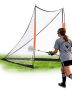 Bramka do lacrosse'a 6x6 stóp, przenośna z siatką i koszem, sprzęt treningowy