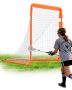 Bramka do lacrosse dla dzieci 4'x4' z żelazną ramą i koszem, pomarańczowa