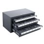 Steel drill bit dispenser cabinet, 3 drawers, for 1.59-12.7 mm drill bits