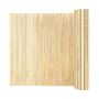 Natural Bamboo Fence 6x13 Feet, Eco-Friendly Privacy Barrier for Garden